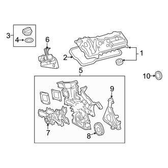 Toyota OE - Engine / Transaxle - Valve & Timing Covers (3.5L)