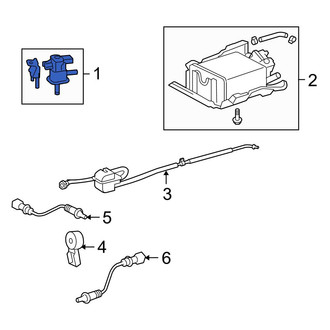 Toyota OE - Exhaust Gas Recirculation (EGR) Vacuum Delay Valve