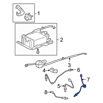 Toyota OE - Rear Right Oxygen Sensor