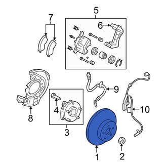 Toyota OE - Front Disc Brake Rotor