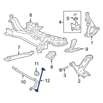 Toyota OE - Front Suspension Stabilizer Bar Link