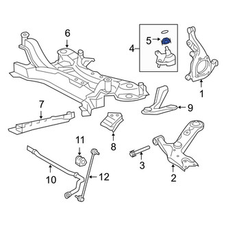 Toyota OE - Steering Knuckle Nut