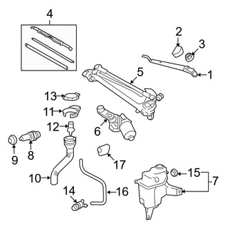 Toyota OE - Windshield - Wiper & Washer Components