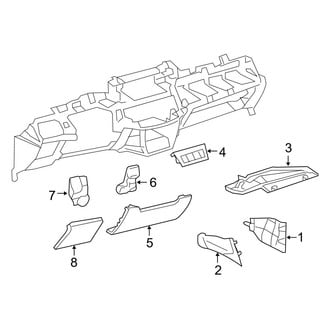 Toyota OE - Instrument Panel Components (Lower Components)