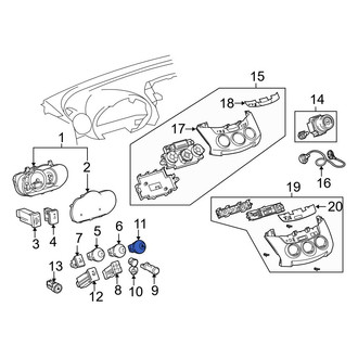 Toyota OE - Hazard Warning Switch
