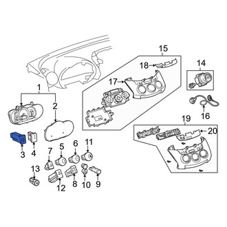 Toyota OE - Instrument Panel Dimmer Switch