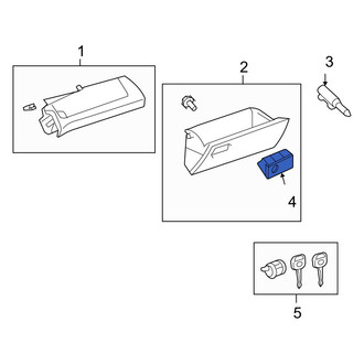 Toyota OE - Front Glove Box Latch