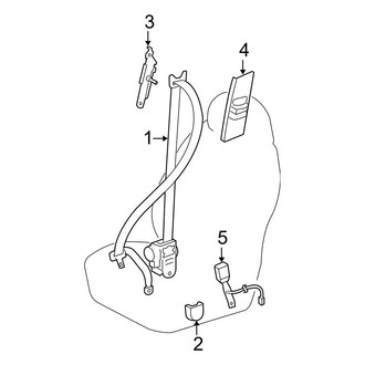 Toyota OE - Restraint Systems - Front Seat Belts