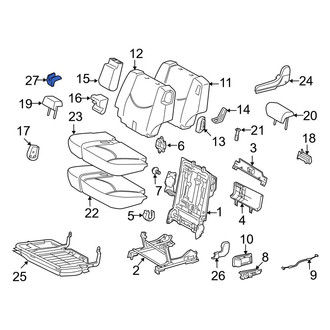Toyota OE - Seat Track Cover