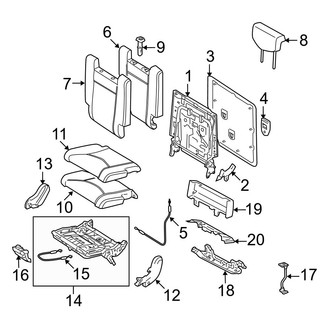 Toyota OE - Seats & Tracks - Third Row Seats