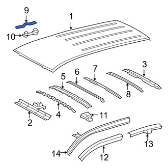 Toyota OE - Front Roof Panel Bracket