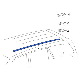 Toyota OE - Roof Drip Molding