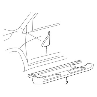 Toyota OE - Pillars, Rocker & Floor - Exterior Trim (Gas)