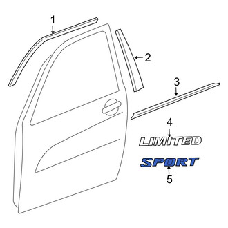 Toyota OE - Front Right Door Emblem
