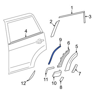 Toyota OE - Rear Side Body Trim Protector