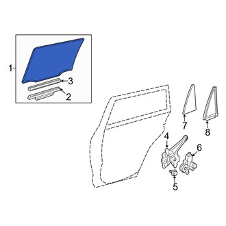 Toyota OE - Door Glass