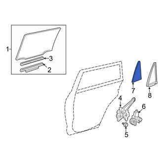 Toyota OE - Door Glass