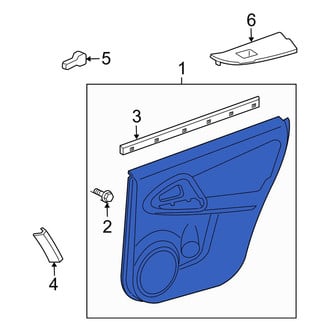 Toyota OE - Front Left Inner Door Interior Trim Panel