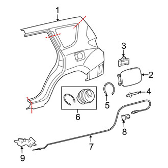 Toyota OE - Quarter Panel & Components (Gas)