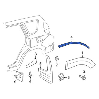 Toyota OE - Rear Side Body Trim Protector