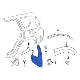 Toyota OE - Rear Left Mud Flap
