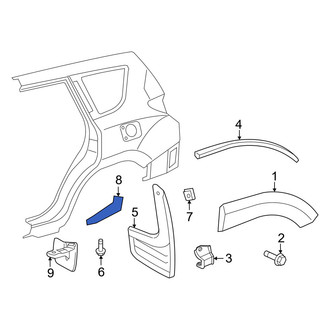 Toyota OE - Rear Left Side Body Trim Protector