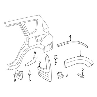 Toyota OE - Quarter Panel - Exterior Trim (Gas)