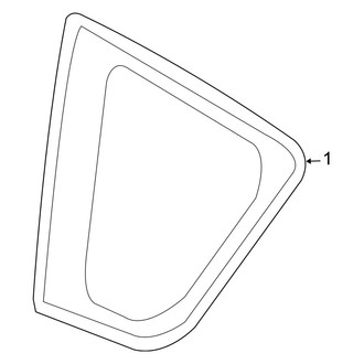 Toyota OE - Quarter Panel - Glass (Gas)
