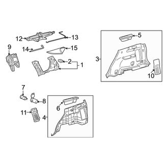 Toyota OE - Quarter Panel - Interior Trim (Gas)
