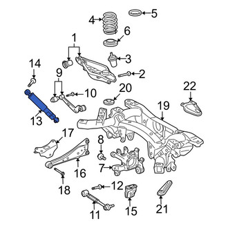 Toyota OE - Rear Suspension Shock Absorber