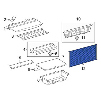 Toyota OE - Rear Cargo Net