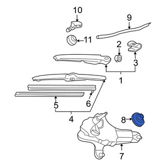 Toyota OE - Wiper Motor Insulator