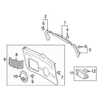 Toyota OE - Back Door - Interior Trim