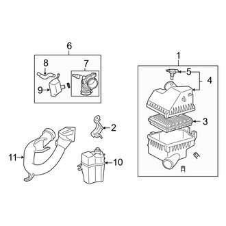 Toyota OE - Engine / Transaxle - Air Intake (2.5L)