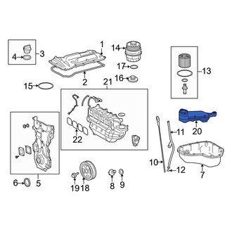 Toyota OE - Engine Oil Pump Pickup Tube and Screen