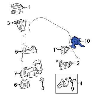 Toyota OE - Rear Engine Mount