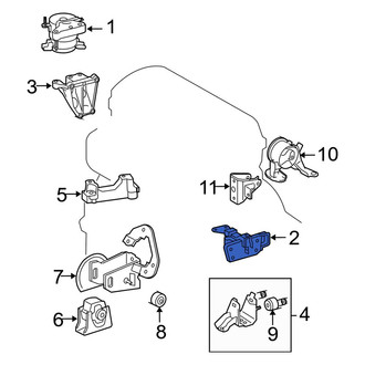 Toyota OE - Left Engine Mount