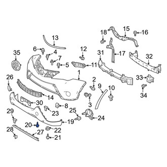 Toyota OE - Washer Fluid Reservoir Bolt