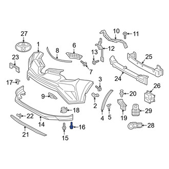 Toyota OE - Fender Liner Screw