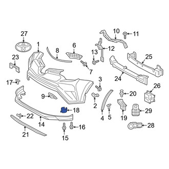 Toyota OE - Right Valance Panel Insulator