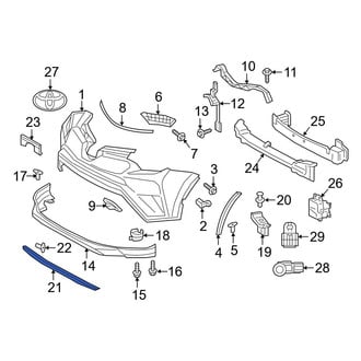 Toyota OE - Front Lower Bumper Trim