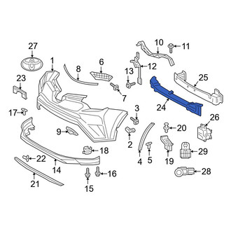 Toyota OE - Front Bumper Impact Absorber