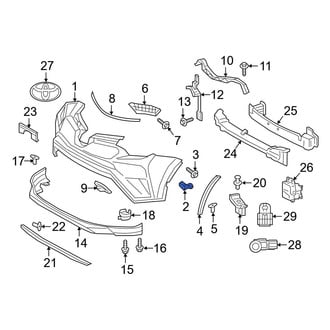Toyota OE - Bumper Cover Retainer
