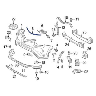 Toyota OE - Bumper Seal