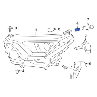 Toyota OE - Front Side Marker Light Bulb