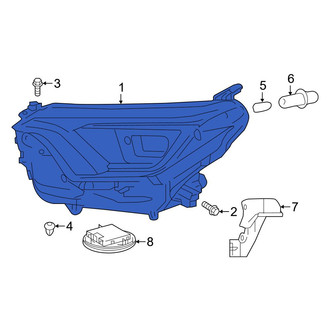 Toyota OE - Front Right Headlight
