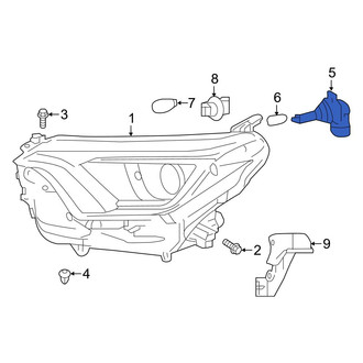 Toyota OE - Front Headlight Bulb