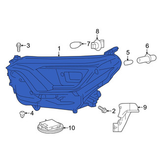 Toyota OE - Front Left Headlight