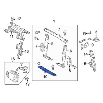 Toyota OE - Front Lower Radiator Support Tie Bar
