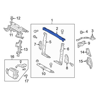 Toyota OE - Front Upper Radiator Support Tie Bar